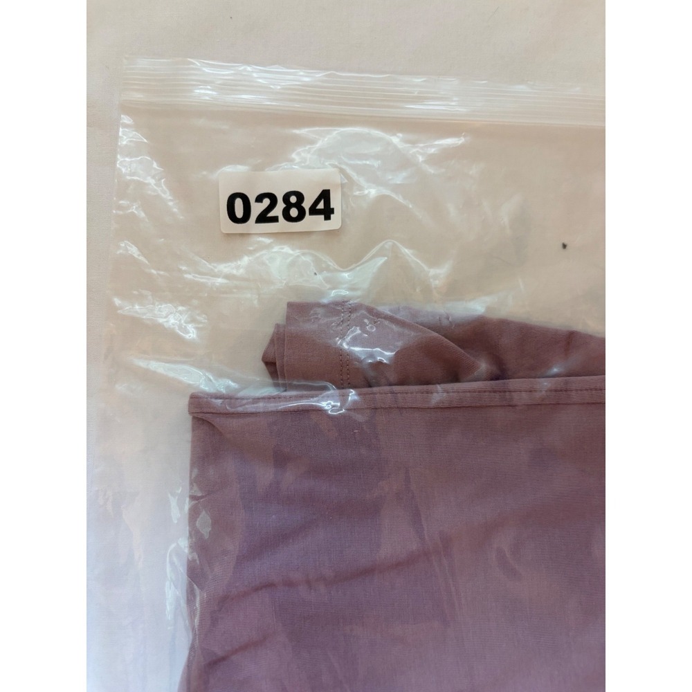 Duluth Trading Co Pima Cotton Modal Tunic Top Purple XL Long Sleeve Side Slit - Picture 7 of 7